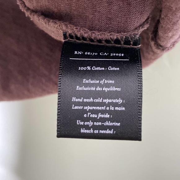 Anthropologie Burgundy Blouse with Ruffly Bow Detail - Picture 5 of 5